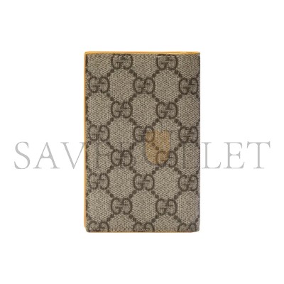 GUCCI YELLOW INTERIOR GG LONG CARD CASE 768249 (15*12cm)